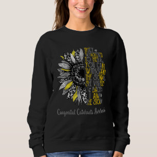 I'm The Storm Sunflower Leopard Congenital Catarac Sweatshirt