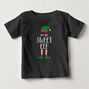Im The Sweet Elf Matching Christmas Baby T-Shirt