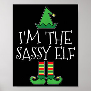 I'm The Sy Elf Matching Family Group Christmas T S Poster