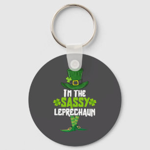 I'm The Sy Leprechaun Matching St Patrick's Day Co Key Ring