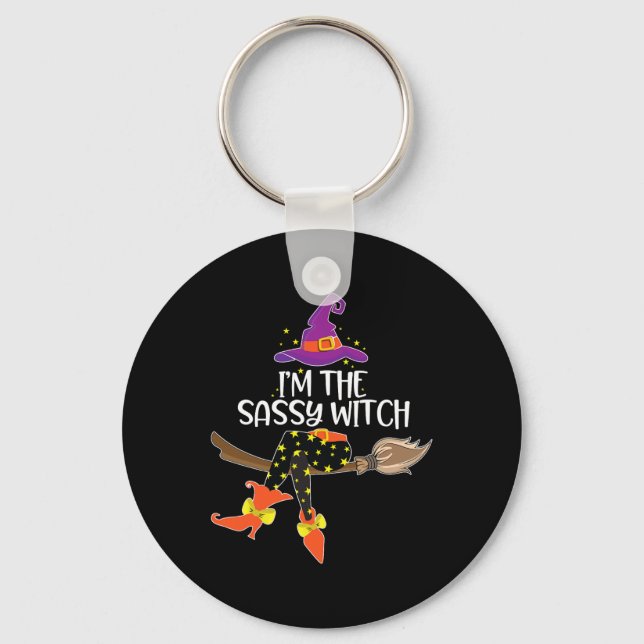 Im The Sy Witch Halloween Matching Group Costume  Key Ring (Front)