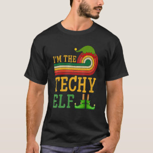 I'm The Techy Elf Matching Group Christmas Party P T-Shirt
