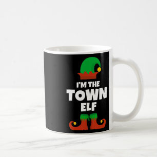I'm The Town Elf Family Pajama Christmas Funny Coffee Mug