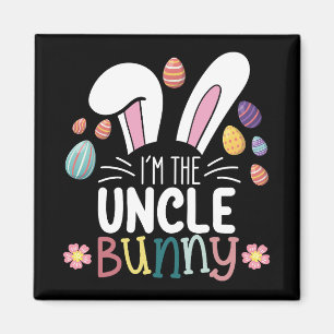 I'm The Uncle Bunny Easter Family Matching Magnet