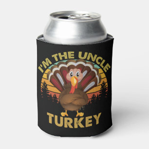 I'm The Uncle Turkey Family Matching Thanksgiving  Can Cooler