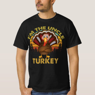 I'm The Uncle Turkey Family Matching Thanksgiving T-Shirt