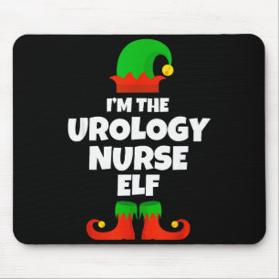 I'm The Urology Nurse Elf Family Pajama Christmas  Mouse Pad