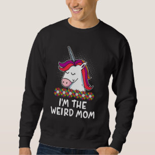 Im The Weird Mom Mother s Day Baseball Player Pare Sweatshirt