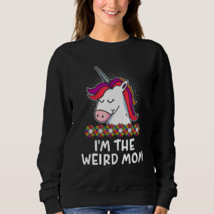Im The Weird Mom Mother s Day Baseball Player Pare Sweatshirt