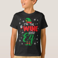 I'm The Wine Lover Elf Christmas Elf Drinking Wine