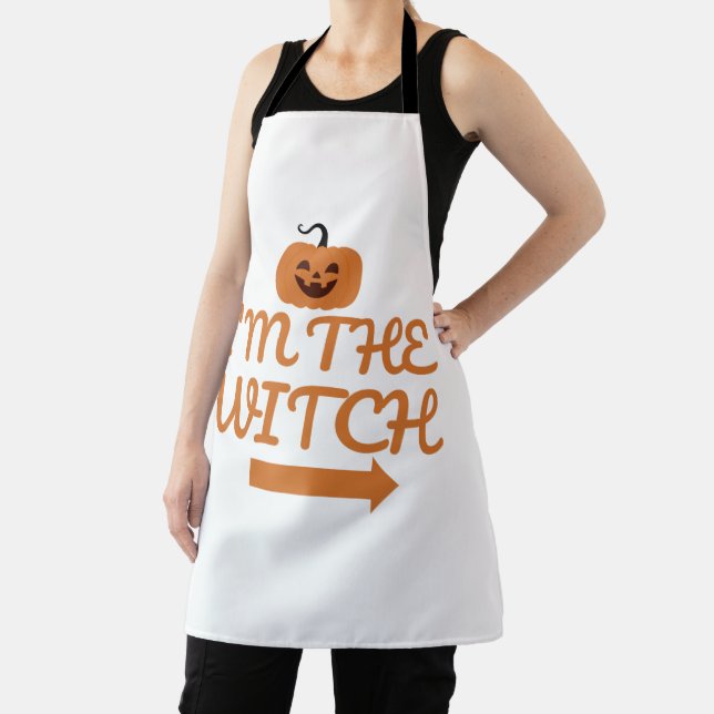 I'm the Witch Halloween Apron (Insitu)