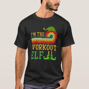 I'm The Workout Elf Matching Group Christmas Party T-Shirt
