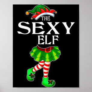 I'm The Y Elf Christmas Matching Family Group Funn Poster