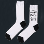 I'm The Youngest Sister Birthday Stepsister Funny Socks<br><div class="desc">I'M THE YOUNGEST SISTER RULES DON'T APPLY TO ME. Funny saying gift for sister, stepsister, sibling, women, mum, girls, toodler, baby. This is the perfect gift tee for Sis, Funny sister lover gift for you best mum or dad who loves sister daughter. Great gift tshirt for a birthday, Christmas and...</div>