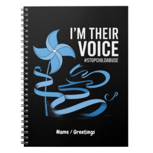 I'm Their Voice Child Abuse Prevention Awareness Notebook