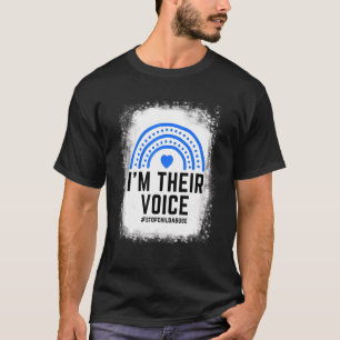 I'm Their Voice Stop Child Abuse T-Shirt