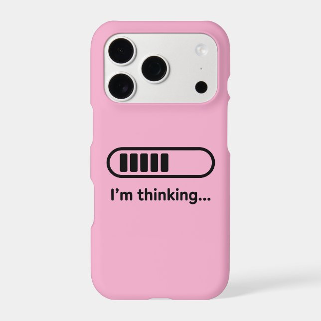 I'm Thinking... Loading Progress Bar Pink Minimali (Back)