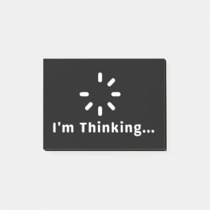 I'm Thinking Post-it Notes