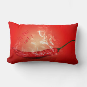 i'm this hot smoking Chilli Lumbar Cushion