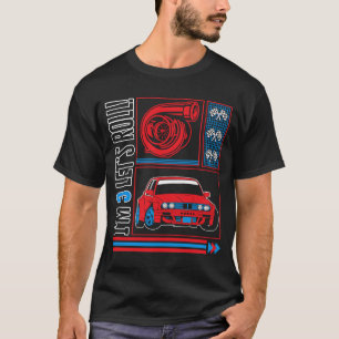 I'm Three Let's Roll Race Car Toddler 3rd Birthday T-Shirt