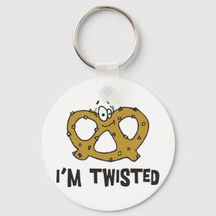 I'm Twisted Pretzel Key Ring