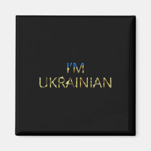 I'm Ukrainian - Ukraine Shirt Sunflower Retro Ukra Magnet