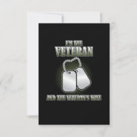 I'm Veteran And Veteran's Wife Happy Veterans Day