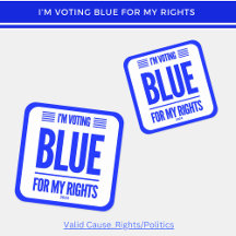 I'm Voting Blue Democrat