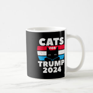 I'm Voting Cats For Trump 2024 Election Debate Coffee Mug