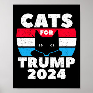 I'm Voting Cats For Trump 2024 Election Debate  Poster