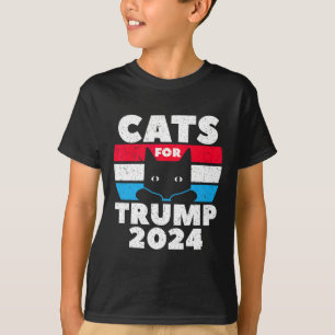 I'm Voting Cats For Trump 2024 Election Debate  T-Shirt