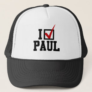 I'M VOTING FOR RON PAUL TRUCKER HAT