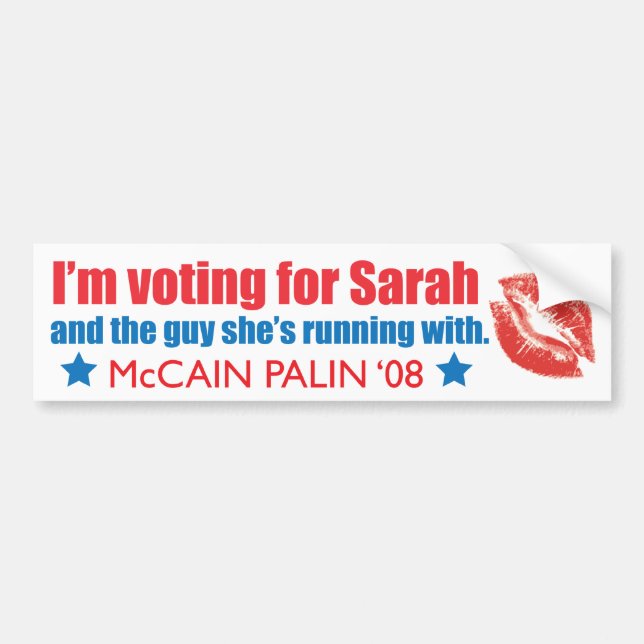 I'm Voting for Sarah Sticker (Front)