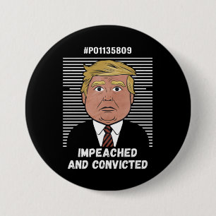I'm Voting For The Convicted Felon Pro Trump 2024 7.5 Cm Round Badge