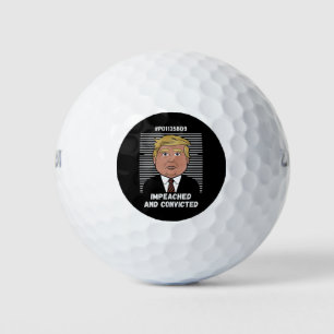 I'm Voting For The Convicted Felon Pro Trump 2024 Golf Balls