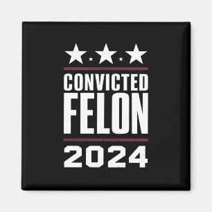 I'm Voting For The Convicted Felon Pro Trump 2024 Magnet