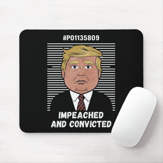I'm Voting For The Convicted Felon Pro Trump 2024 Mouse Pad (With Mouse)