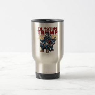 I'M VOTING for TRUMP 2024 Travel Mug