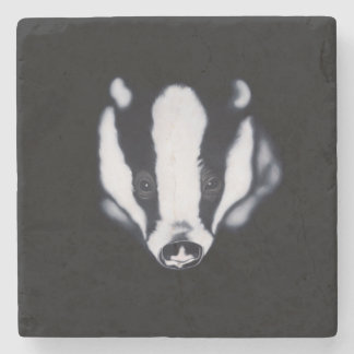 ' I'm Watching You '  badger stone coaster