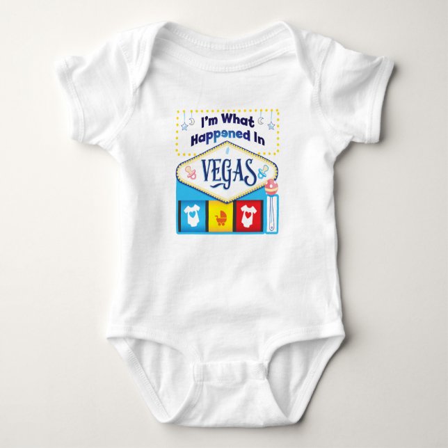 I'm what happened in Vegas Baby Bodysuit (Front)