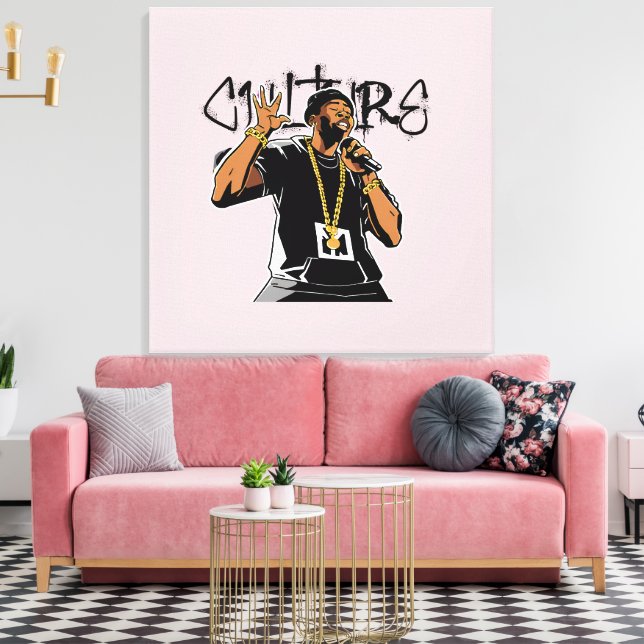 I'm What The Culture Feeling Canvas Print (Insitu(LivingRoom))