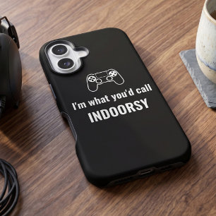 I'm What You'd Call Indoorsy - Gamer Customisable iPhone 16 Case
