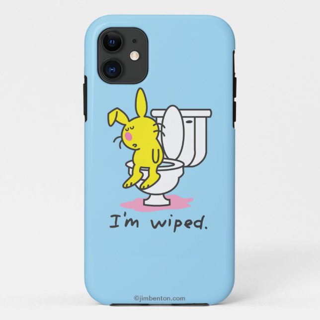 I'm Wiped Case-Mate iPhone Case (Back)