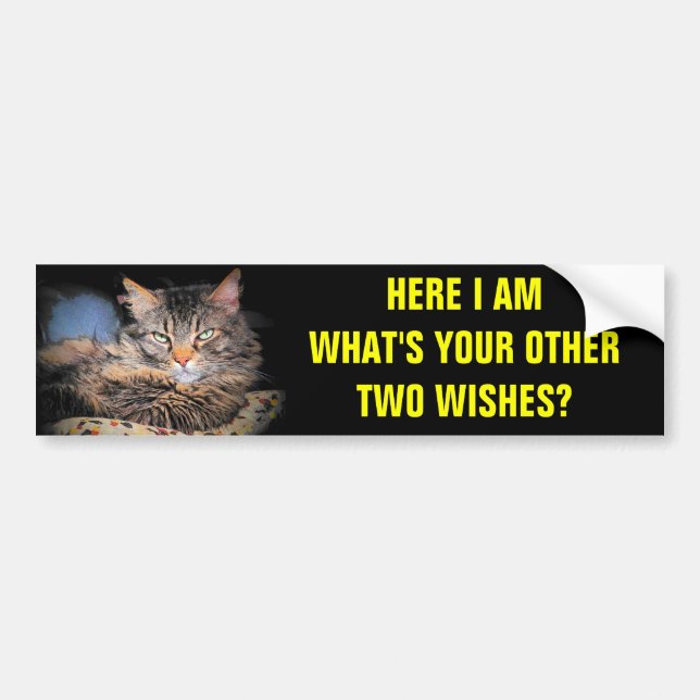 I'm Wish Number One Kitty Bumper Sticker (Front)