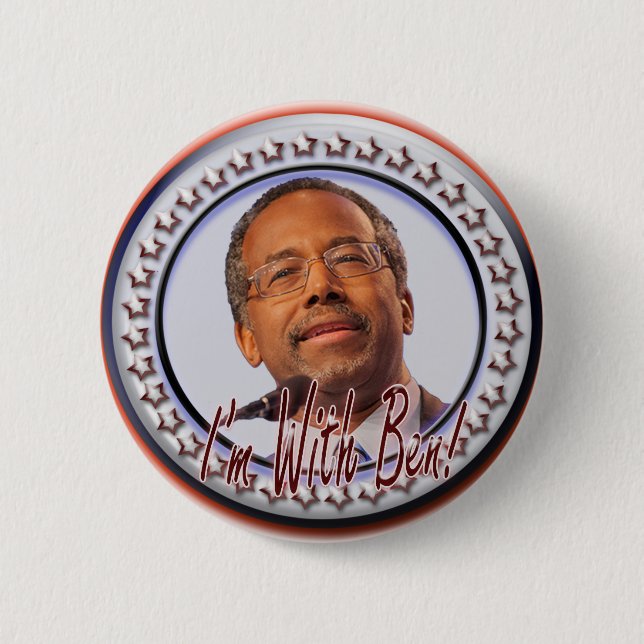 I'm With Ben!  Button (Front)