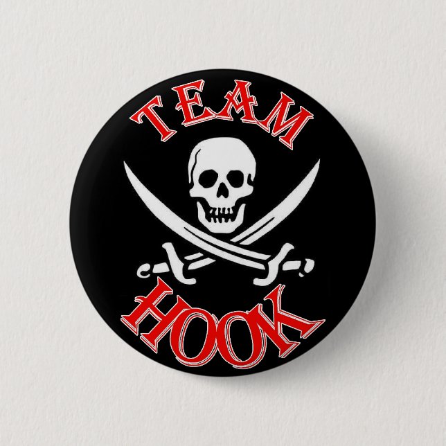 I'm with Captain Hook 6 Cm Round Badge (Front)