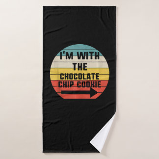 Im With Chocolate Chip Cookie | Cook Gift Bath Towel