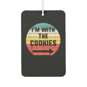 Im With Cookies Halloween Matching Couple Gift Car Air Freshener