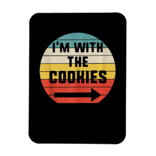Im With Cookies Halloween Matching Couple Gift Magnet