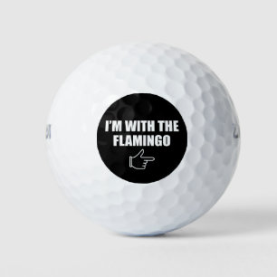 I'm With Flamingo Halloween Costume Matching Flami Golf Balls